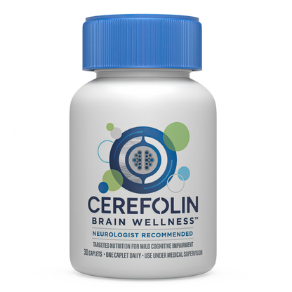 Cerefolin Brain Wellness, Targeted Nutrition for Cognitive Support, Improves Memory, Focus & Concentration, L-Methylfolate, NAC, B12, Neurologist Recommended